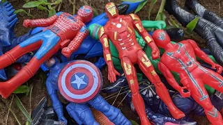 AVENGERS SUPERHERO⁉️ CAPTAIN AMERIKA IRON MAN SPIDER-MAN ROBOT BATMAN POWER RANGERS KAPTEN MARVEL