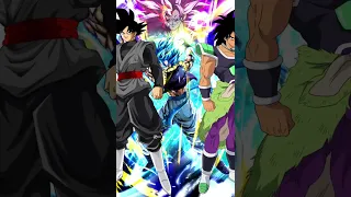 the ultimate showdown| Goku black vs Vegeta, Goku, Vegito, Broly, and Gogeta