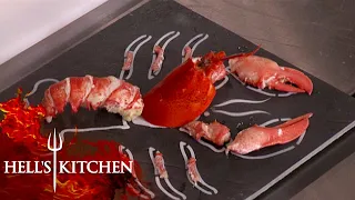 Gordon Ramsay Shows How To Break Down Lobster | Hell's Kitchen