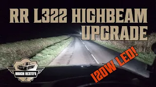 Range Rover L322 LED Highbeam Upgrade | BEAMFLY 120w H7's