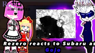 ReZero Reacts To Subaru As Gojo Compilation 1 to 4 (Jujutsu Kaisen)