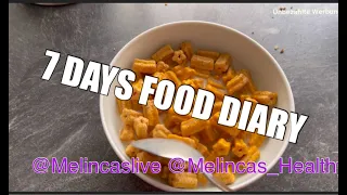 7 DAYS | FOOD DIARY | INTUITIVE ERNÖHRUNG | Melincaslive