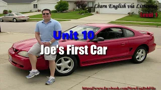 Joe's First Car Unit 10 English via Listening Level 1