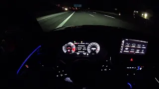 2020 Audi A5 Sportback 45 TDI quattro - 265km/h top speed on the German Autobahn | POV