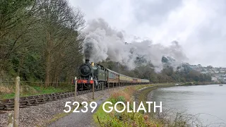 5239 Goliath on the Dartmouth Steam Railway - 2024