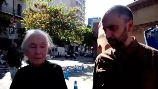 Jane Goodall dóna suport a l'acampada per les refugiades