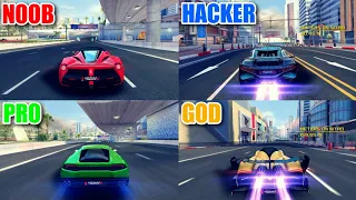 NOOB VS PRO VS HACKER VS GOD |🤯| Asphalt-8 (Part-3)