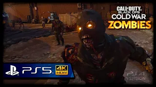 Call of Duty: Black Ops Cold War (PS4 Version) Zombies - FIREBASE Z Solo - PS5 Gameplay (4K HDR)