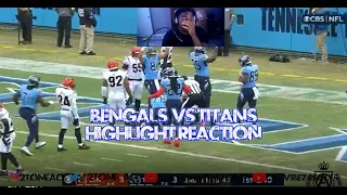 Cincinnati Bengals vs. Tennessee Titans HIGHLIGHT REACTION