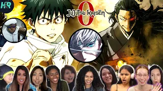 [Girls React] Jujutsu Kaisen 0 MOVIE Reaction Mashup | 呪術廻戦0映画の反応