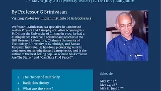 Principles of Radiative Transfer (Lecture - 02) by G Srinivasan