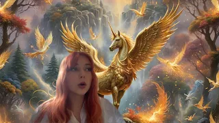 Unicorn+golden Phoenix guides creating activations🔥purifying and igniting life force energy flow💚✨