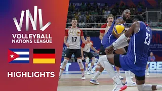 CUBA vs GERMANY | Highlights | Week 1 | Men's VNL 2024