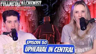 PROMISED DAY BEGINS! | Full Metal Alchemist: Brotherhood Reaction | Ep 50, "Upheaval in Central”