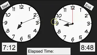 3rd Grade  Elapsed Time Lesson