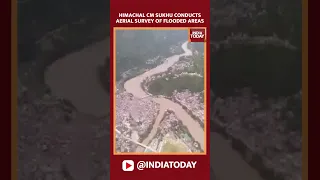 Himachal CM Sukhvinder Singh Sukhu Conducts An Aerial Survey Of Flood-affected Areas Of  State