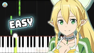 Sword Art Online OP 2 - "INNOCENCE" - EASY Piano Tutorial & Sheet Music