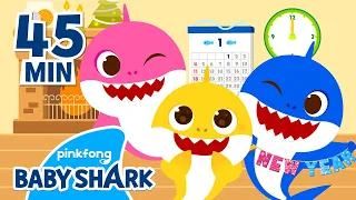 New Year Song with Baby Shark! | +Compilation | Happy New Year 2022 | Baby Shark Official