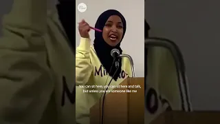 Rep. Ilhan Omar heckled, called a 'warmonger' at event in Minnesota | USA TODAY #Shorts