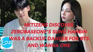 Netizens Discover ZEROBASEONE’s Sung Hanbin Was A Backup Dancer For BTS And Wanna One.