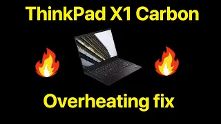 Lenovo ThinkPad X1 Carbon overheating fix