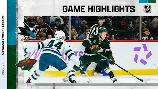 Sharks @ Wild 11/13 | NHL Highlights 2022