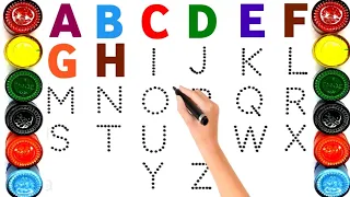One two three, learn to count, 123 Numbers, 1 to 100 counting, alphabet a to z, ABCD, part - 46