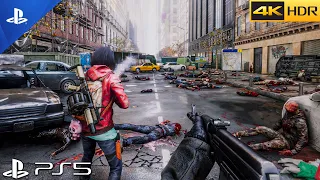 (PS5) World War Z | NEW YORK ZOMBIES INVASION | ULTRA High Graphics Gameplay [4K 60FPS HDR]