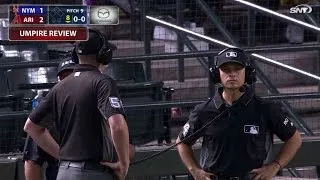 NYM@ARI: Umpires overturn home run call in the 8th