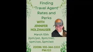 Travel Agent Perks and Rates!!