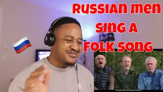 Russian men sing a folk song Reaction