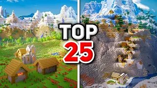 TOP 25 BEST NEW VILLAGE SEEDS For MINECRAFT 1.20! (Minecraft Bedrock Edition Seeds)