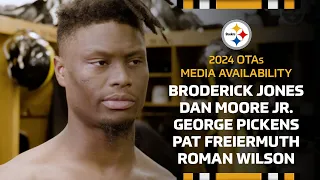 Jones, Moore Jr., Pickens, Freiermuth, Wilson on Day 1 of OTAs | Pittsburgh Steelers