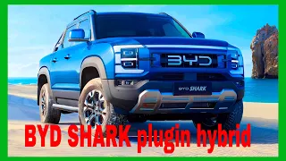 2024 BYD SHARK Plug in Hybrid 430Hp Pikup Truck Specification Features | byd shark