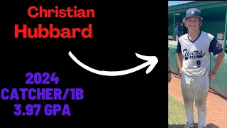 Christian Hubbard Class of 2024 Denton Guyer/Dallas Tigers Recruiting Video