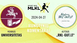 „Smart Way“ MLKL komentarai: Vilniaus universitetas – Alytaus „RKL-GUT.lt“