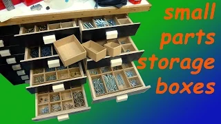 Small Parts Storage Boxes