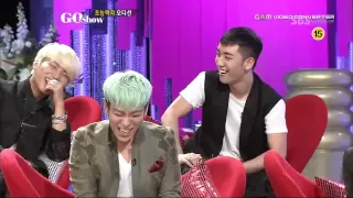 (SUBBED) Big Bang TOP imitating Seungri on Go Show
