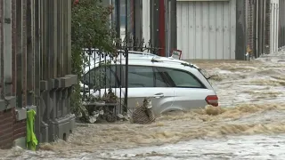 Belgian city Purgatoire flooded after heavy rains | AFP