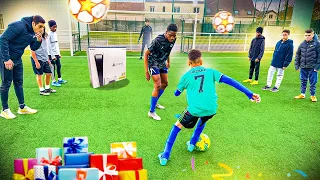 CELUI QUI BAT MINI MBAPPE GAGNE UN MEGA CADEAUX DE FOOT ! #7