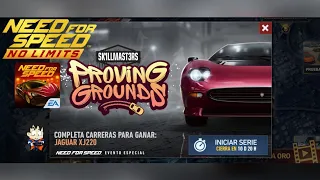 Need For Speed No Limits Android Jaguar XJ220 Dia 1 Calentando Motores