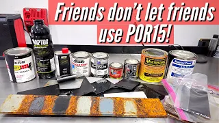 If You Think POR 15 is Good Paint... Watch This Video! Paint Testing Eastwood, KBS, POR15, and More.