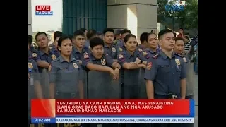 UB: Seguridad sa Camp Bagong Diwa, mas pinaigting ilang oras bago hatulan ang mga akusado