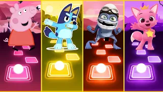 Peppa Pig 🆚 Bluey 🆚 Crazy Frog 🆚 Pinkfong | Who Is Win 🏅🏆