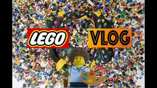 LEGO VLOG #52 / Sorting through Bulk Used Lego / DuffleBag Haul Full of Minifigures From LegoLand