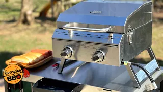 Expert Grill 2 Burner Tabletop Propane Gas Grill in Stainless Steel Review | Best Portable Grill