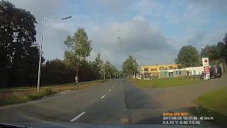 Dashcam Assen  Industrieweg  Fokkerstraat Europaweg Noord