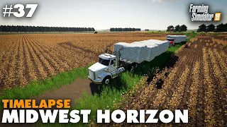 Midwest Horizon Timelapse #37 Selling Milk, Eggs & cotton, farming Simulator 19