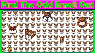 HOW GOOD ARE YOUR EYES #237 | Find The Odd Emoji Out - emoticon | Emoji Puzzle Quiz