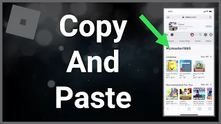 How To Copy & Paste On Roblox Mobile